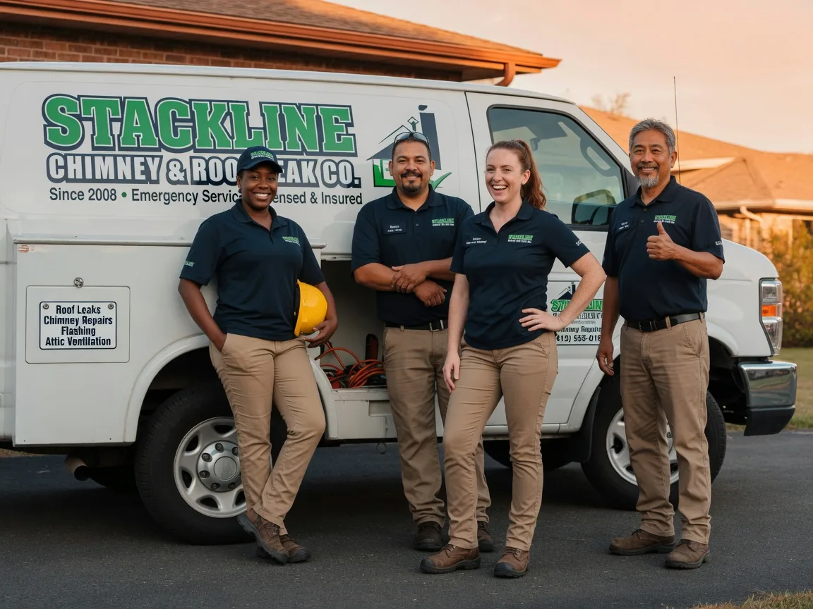 Chimney flashing repair company in Rockford, IL